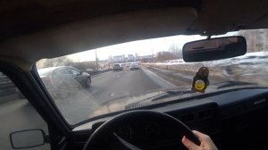 Дрифт по сухому? Покатушки на ваз 2107 по городу.