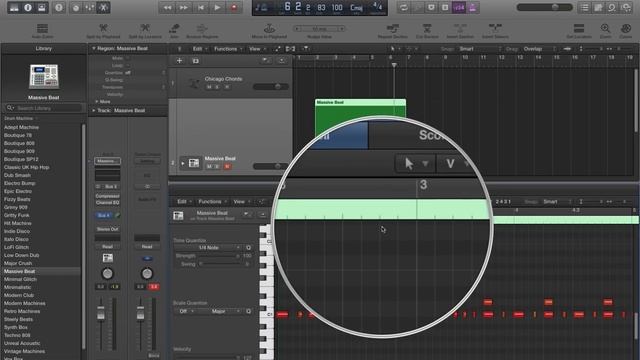 Logic Pro X - Video Tutorial 32 - MIDI Quantization, pt. 1 - Event-based Quantization смотреть онлайн