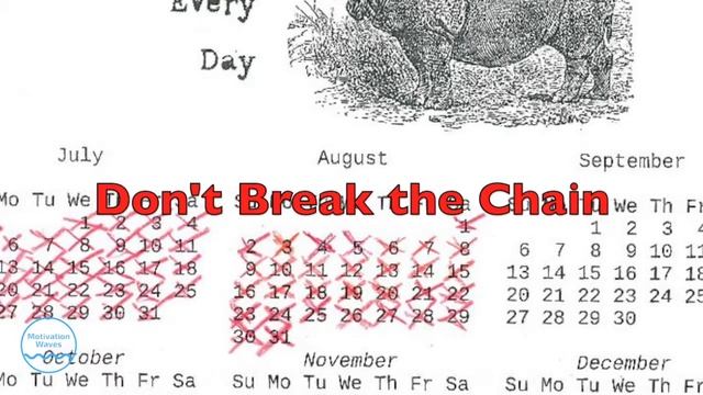 Don't Break the Chain | How to Stick to New Habits | Motivation Waves | കൊറോണയുടെ കാര്യത്തിൽ അല്ല смотреть онлайн