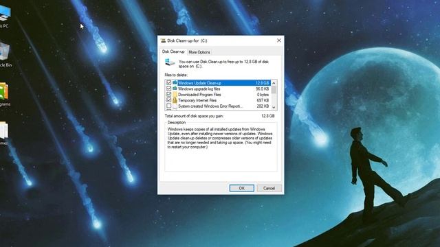 حذف ملفات غير هامة + تحديثات النظام المتراكمة وتوفير مساحة في قرص النظام Windows Update Clean-Up смотреть онлайн