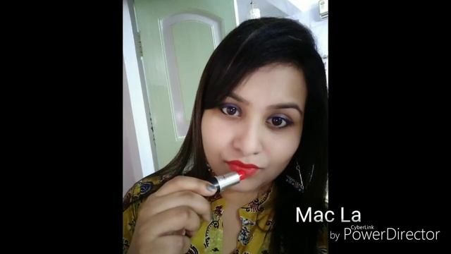 MAC Lipsticks (Ruby woo, Relentlessly Red, Lady Danger) SWATCHES. смотреть онлайн