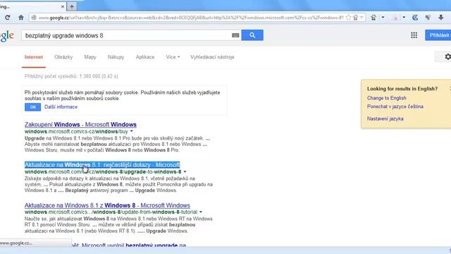 Přechod z Windows 8 na Windows 8.1: Před položením dotazu, použij Google смотреть онлайн