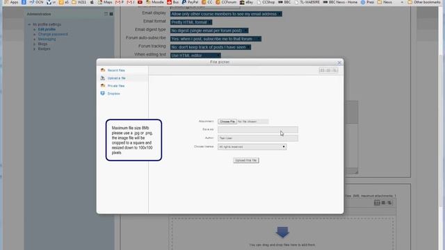 Moodle login and add Avatar смотреть онлайн