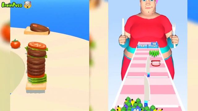Sandwich Runner 🥪 Good Mood Food 🥝 Best Cool Ever Played 😂 Funny Gameplay iOS,Android ALL LEVELS смотреть онлайн