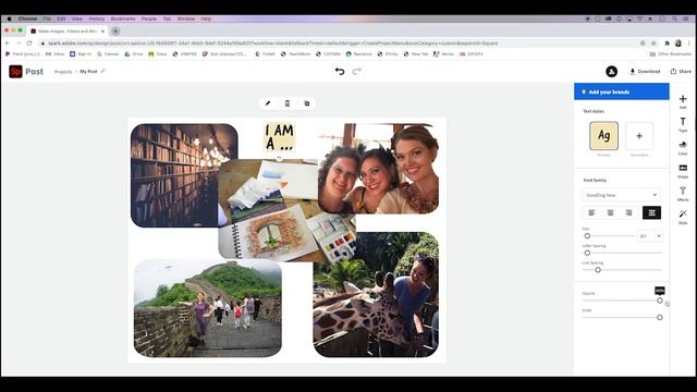 Create an "I AM" Photo Collage using Adobe Spark (2020) смотреть онлайн