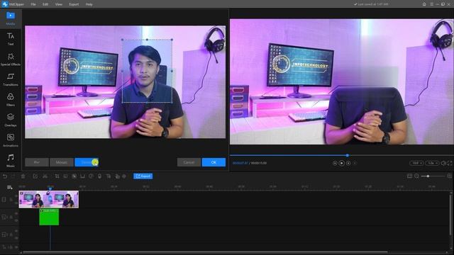 CARA MENGGUNAKAN/MENGHILANGKAN GREEN SCREEN/BLUR/ZOOM | VIDCLIPPER смотреть онлайн