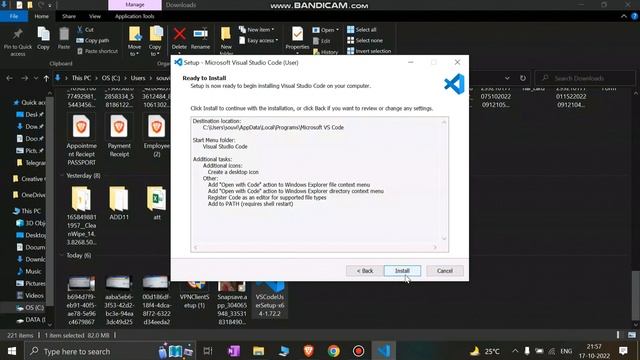 How to install Visual Studio Code on Windows 10 || 11 2022 Complete Guide смотреть онлайн