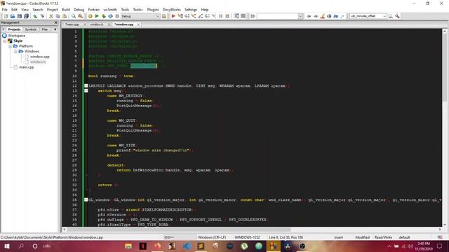 C++ OpenGL Skype Clone Tutorial 4: Abstracting window creation (windows.h) And Objectifying Code смотреть онлайн