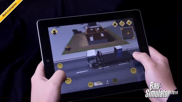 Bau-Simulator 2014: Kransteuerung des Pritschenwagens (iOS-Version) смотреть онлайн