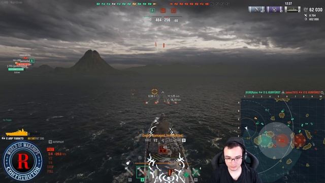 Legendary Yamato vs Preussen ft. United States - World of Warships смотреть онлайн