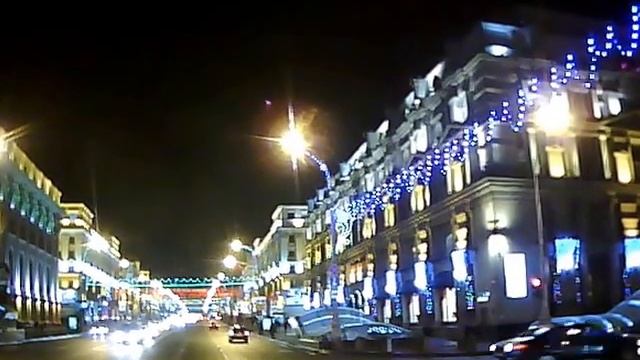 Illuminations in the streets of Minsk смотреть онлайн