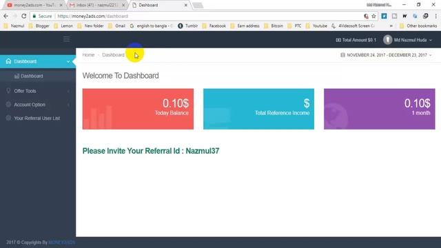 Money2ads.com New Site Launch Earn Daily 1$ For Watch Videos смотреть онлайн