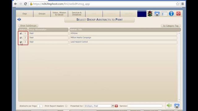 VMSG Dashboard Training Module: Program Abstracts смотреть онлайн