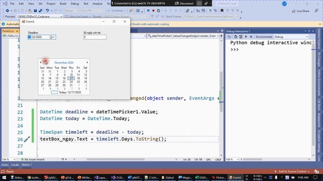 28 DateTimePicker - Lập Trình Ứng Dụng C# смотреть онлайн