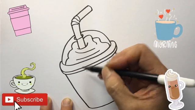 How To Draw an Ice Drink | Bolalar uchun muzli ichimlik rasm chizish смотреть онлайн