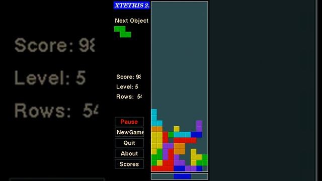xtetris: Tetris for X Windows (1989) смотреть онлайн