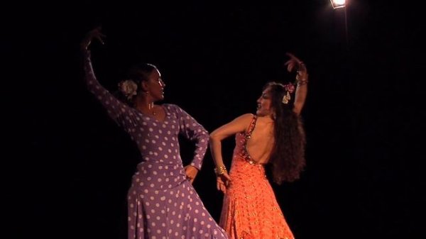Sevillanas Spanish Flamenco dance - demonstration for 'Flamenco - You Can Do It!' by Puela Lunaris