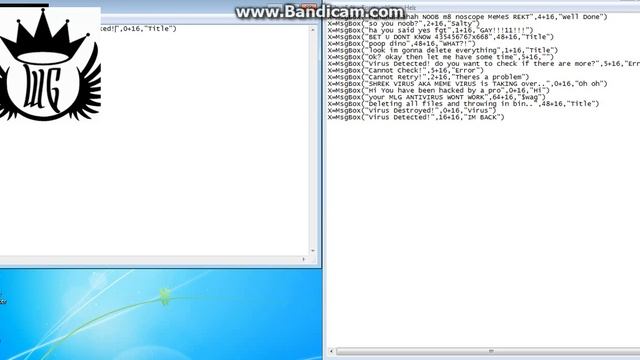 Virus Prank:Tutoruial:easy windows 7,windows 8 windows 9, windows 10. смотреть онлайн