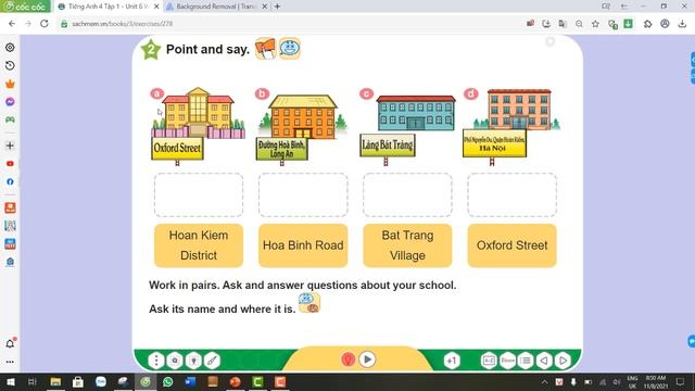 UNIT 6 : WHERE IS YOUR SCHOOL ? LESSON 1 - TIENG ANH 4 BGD смотреть онлайн