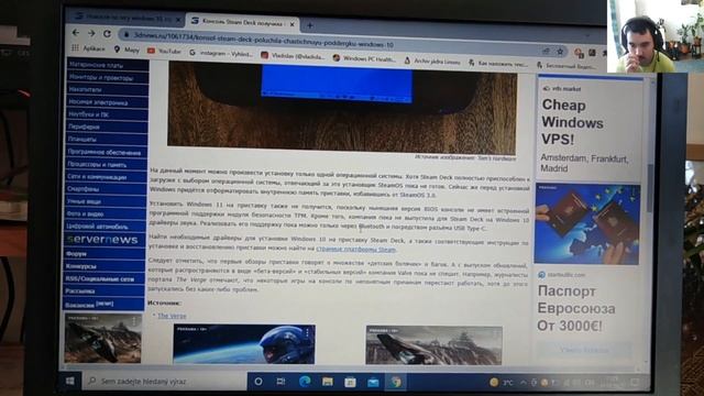 Консоль Steam Deck получила частичную поддержку Windows 10 смотреть онлайн