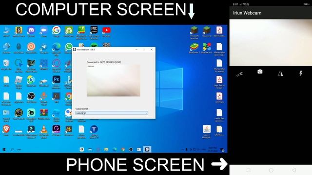 HOW TO USE PHONE CAMERA AS 4K WEBCAM | IRIUN WEBCAM | 4K смотреть онлайн