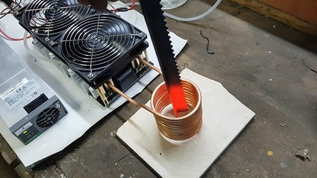 2500W ZVS İnduction Heater Test смотреть онлайн