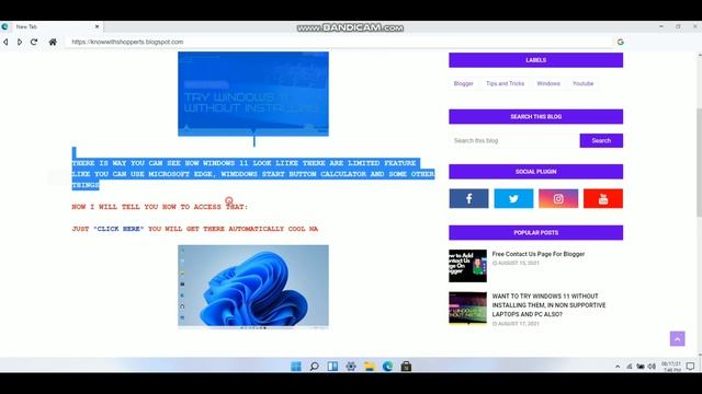 || HOW TO GET WINDOWS 11 ON PC / LAPTOP WITHOUT INSTALLING IT ON NON SUPPORTED LAPTOP OR PC ALSO || смотреть онлайн