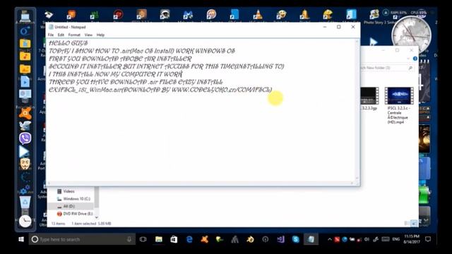 HOW TO WORK .AIR FILES IN WIN OS смотреть онлайн