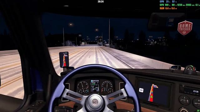 American Truck Simulator, стараемся добить ивент от World of Trucks!!! смотреть онлайн