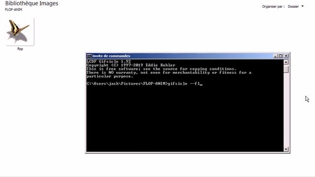 Faire pivoter un gif animé horizontalement avec gifsicle-x64 exe v1.92 смотреть онлайн