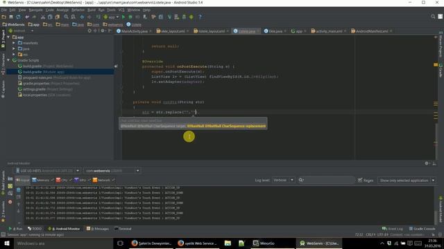 Android ile Asp.Net Web servisi bağlantısı - PART 5 смотреть онлайн