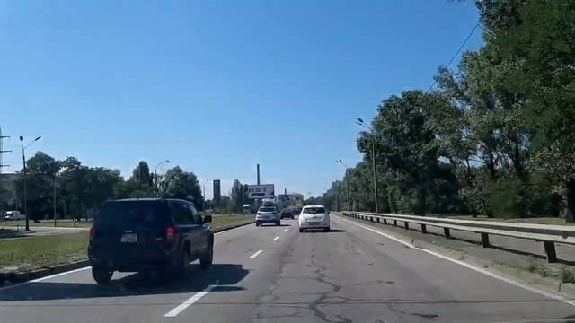 Киев еду до Петровки Почайна через лобовое окно авто. Часть 2 смотреть онлайн