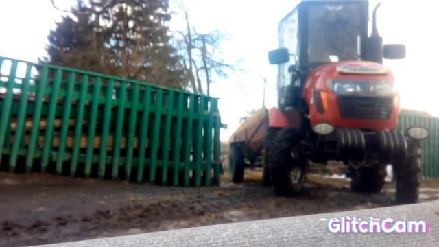 Возимо дрова мототрактором смотреть онлайн