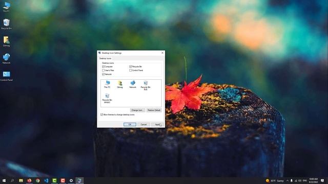 how to change desktop icons in Windows 10 смотреть онлайн