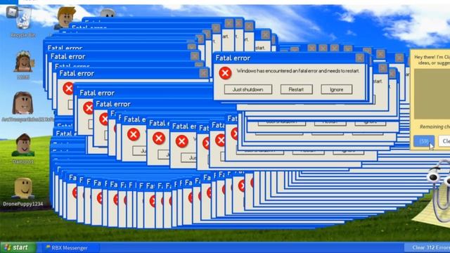 Windows error simulator in roblox is brocken! смотреть онлайн