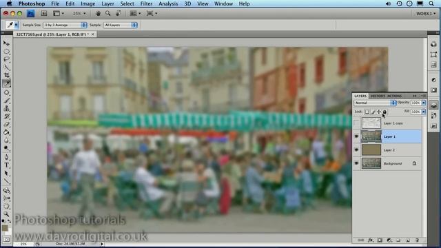 Creating a sketched watercolour effect in Photoshop смотреть онлайн