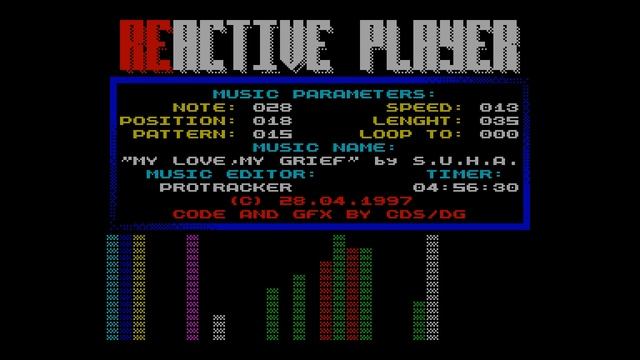 Reactive Player - CDS Soft/Diamond Group [#zx spectrum AY Music Demo] смотреть онлайн