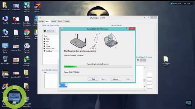Hack WiFi From Windows Dummper and jumpstart | اختراق الواى فاى من الويندوز2016 WPS смотреть онлайн
