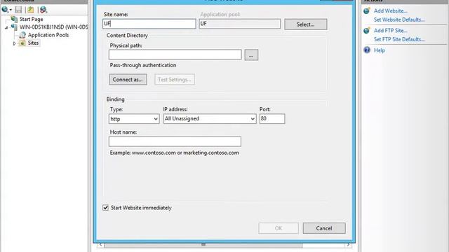 How we can launch our website on IIS Server 2012 R2. смотреть онлайн