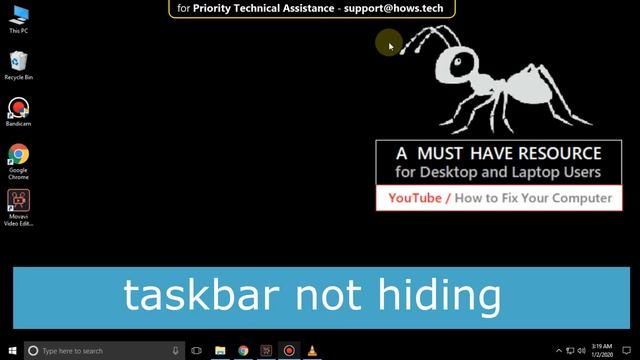Taskbar Not Hiding in Fullscreen Mode in Windows 10 FIXED (English) Games or Playing Videos смотреть онлайн