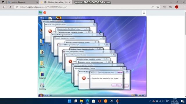 Windows Vienna Crazy Error (Scratch Edition) (with Music on) смотреть онлайн