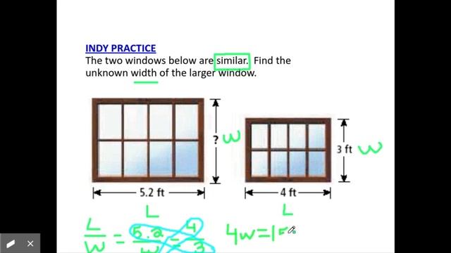 Proving Triangles Similar and Finding Missing Parts - Google Slides смотреть онлайн
