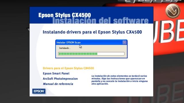 Drivers Impresora Epson Stylus CX4500 смотреть онлайн