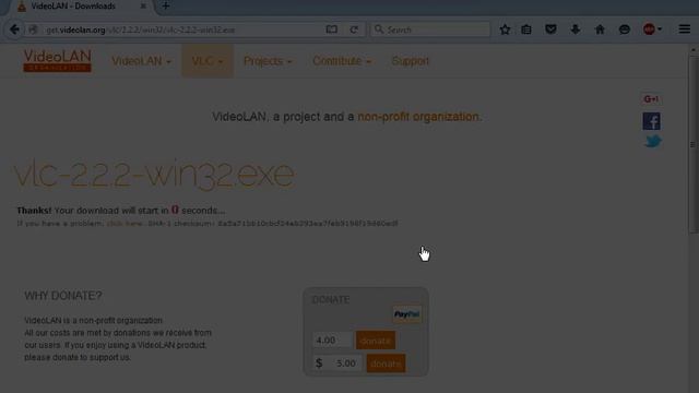 Vlc download and installation in windows 7 смотреть онлайн