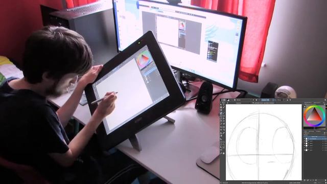 Retro-Unboxing and First Draw: Wacom Cintiq 18SX смотреть онлайн
