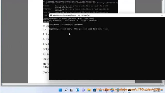 Run/Use System File Checker (SFC) to Repair System Files in Windows 11 смотреть онлайн