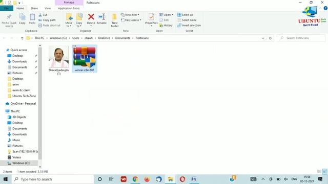how to extract rar file in Windows 10 || Unable to Open .rar File in Windows 10 - Ubuntu Tech Zone смотреть онлайн