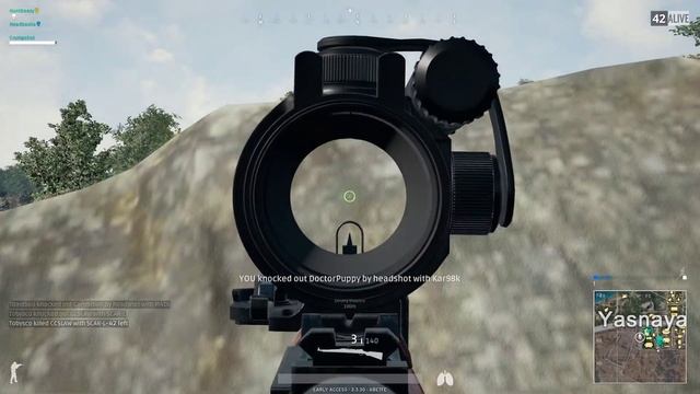 PUBG - Squad Game - Squad Killer with 2x LUL on Kar98 - BOOM HEADSHOT смотреть онлайн