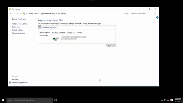 How to Create a File History Backup in Windows 10 смотреть онлайн