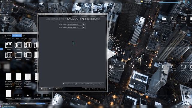 Linux KDE Plasma GTK Glass Theme V1.1 смотреть онлайн